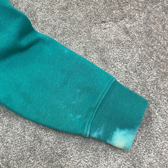 The North Face Pullover Hoodie Sweatshirt Womens Large Green Graphic Casual - Picture 13 of 15